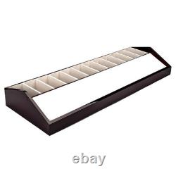 Belt Organizer Belt Display Case Wood 10 Grids Multifunctional for Retail Mall