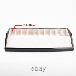 Belt Organizer Belt Display Case Wood 10 Grids Multifunctional for Retail Mall