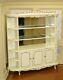Bespaq Carved Display Case Store Shelving In Ivory With Mirror Dollhouse Miniature