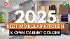 Best Modular Kitchen Designs U0026 Open Cabinet Colors 2025 Modern Home Interior Ideas