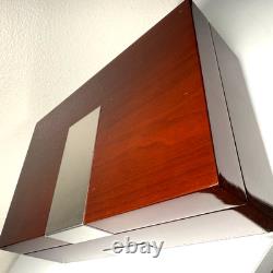Bey-Berk Lacquered Walnut 8 Slot Watch Box Solid Wood Display Case