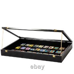 Black Portable Trade Show Display Case for Coins & Collectibles 24 x 36 x 4