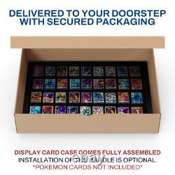 Black Portable Trade Show Display Case for Coins & Collectibles 24 x 36 x 4