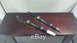 Bombay Company Fountain Pen Wood Display Case Includes x 2 Fountain Pens
