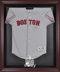 Boston Red Sox 2007 World Series Champs Mahogany Framed Logo Jersey Display Case