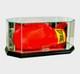 Boxing Glove Display Case Uv Protected Glass Boxing Glove Showcase Wood Base
