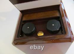 Breguet Automatic Rotation Watch Winder Single Wood Display Case Box As Is