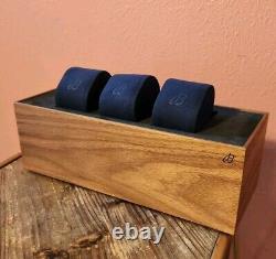 Breitling Display Watch Box Authentic Retail Boutique 3 Slot B Logo Wooden