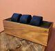 Breitling Display Watch Box Authentic Retail Boutique 3 Slot B Logo Wooden