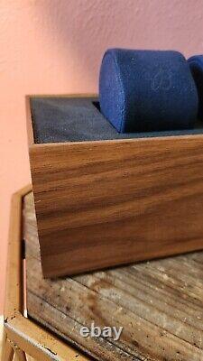 Breitling Display Watch Box Authentic Retail Boutique 3 Slot B Logo Wooden