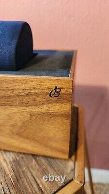 Breitling Display Watch Box Authentic Retail Boutique 3 Slot B Logo Wooden