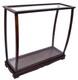 Brown Tall Ship Model Display Case Wooden Medium 34 Table Top Cabinet Stand New