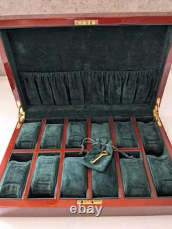 Buben & Zorweg Wooden Watch Display Case for 12 Watches Luxury Storage Box