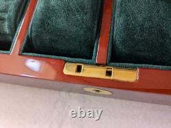 Buben & Zorweg Wooden Watch Display Case for 12 Watches Luxury Storage Box