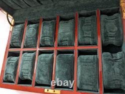 Buben & Zorweg Wooden Watch Display Case for 12 Watches Luxury Storage Box