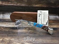 Buck 110 Yellowhorse Relic Sign Knife Mint With COA & Wood Display Case SN#049