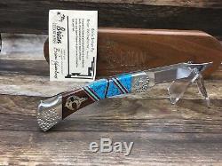 Buck 110 Yellowhorse Relic Sign Knife Mint With COA & Wood Display Case SN#049