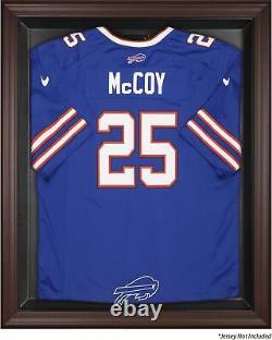 Buffalo Bills Framed Logo Jersey Display Case Brown