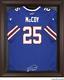 Buffalo Bills Framed Logo Jersey Display Case Brown