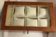 Burl Wood 13 Compartment Watch Display Box/case Exc Cond