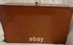 Burl Wood 13 Compartment Watch Display Box/case Exc Cond