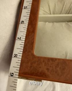 Burl Wood 13 Compartment Watch Display Box/case Exc Cond