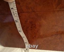 Burl Wood 13 Compartment Watch Display Box/case Exc Cond