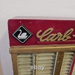 CARL OTHELLO SCHWAN STABILO GERMANY Vintage Antique Wood Display Case