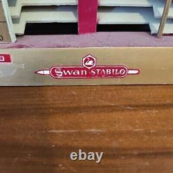 CARL OTHELLO SCHWAN STABILO GERMANY Vintage Antique Wood Display Case