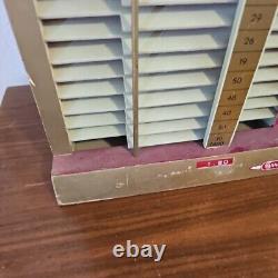 CARL OTHELLO SCHWAN STABILO GERMANY Vintage Antique Wood Display Case