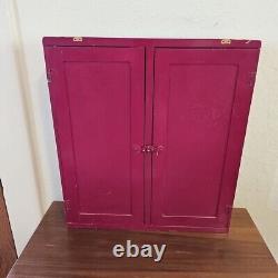 CARL OTHELLO SCHWAN STABILO GERMANY Vintage Antique Wood Display Case