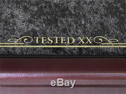 CASE XX 18 Lockable Cherry Wood Knife Display for Collectable Pocket Knives