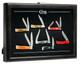 Case Xx 18 Locking Black Wood Knife Display For Collectable Pocket Knives 53016