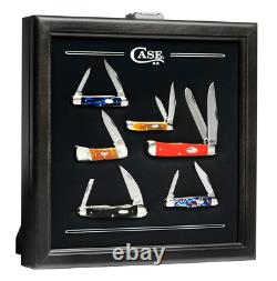 CASE XX Knives Small Black Wood & Glass Countertop Knife Display 50990