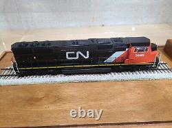 CN Canadian National Railway Award TRAIN SCALE 21 DISPLAY CASE TRACK Locomotive