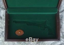 COLT Revolver Wood Display Presentation Box Case. 44 Walker SAA Heritage 9