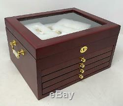 CSN Ultimate Presidential Dollar Collection 20 Coins with Wood Display Case