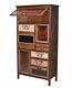Cabinet Loft Wardrobe Retro Display Case Apothecary Cabinet High Chest Factory