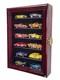 Car Display Case Cherry 6 Tier Matchbox Wheels Model 1/64 Diecast Wood Cabinet