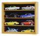 Car Display Case Oak 8 Pcs Small Diecast 124 Scale Solid Wood Toy Shelf Cabinet