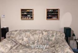 Car Display Case Oak 8 Pcs Small Diecast 124 Scale Solid Wood Toy Shelf Cabinet