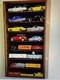 Car Display Case Walnut 16 Pcs Diecast 1/24 Scale 124 Collection Shelf Cabinet