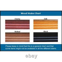 Car Display Case Walnut 4 Tier Diecast 1/18 Model Mirrored Wood Wall Toy Cabinet