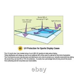 Car Display Case Walnut 4 Tier Diecast 1/18 Model Mirrored Wood Wall Toy Cabinet