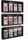 Card Display Case, 3 Pack Trading Card Display Frame Wall Mount, Wooden
