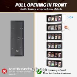 Card Display Case, 6 Pack Trading Card Display Frame Wall Mount, Wooden