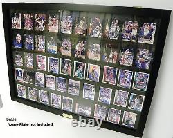 Card Display Case for Ungraded Baseball Cards 50 Black