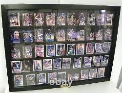 Card Display Case for Ungraded Baseball Cards 50 Black