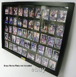 Card Display Case for Ungraded Baseball Cards 50 Black