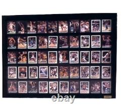 Card Display Case for Ungraded Baseball Cards 50 Black